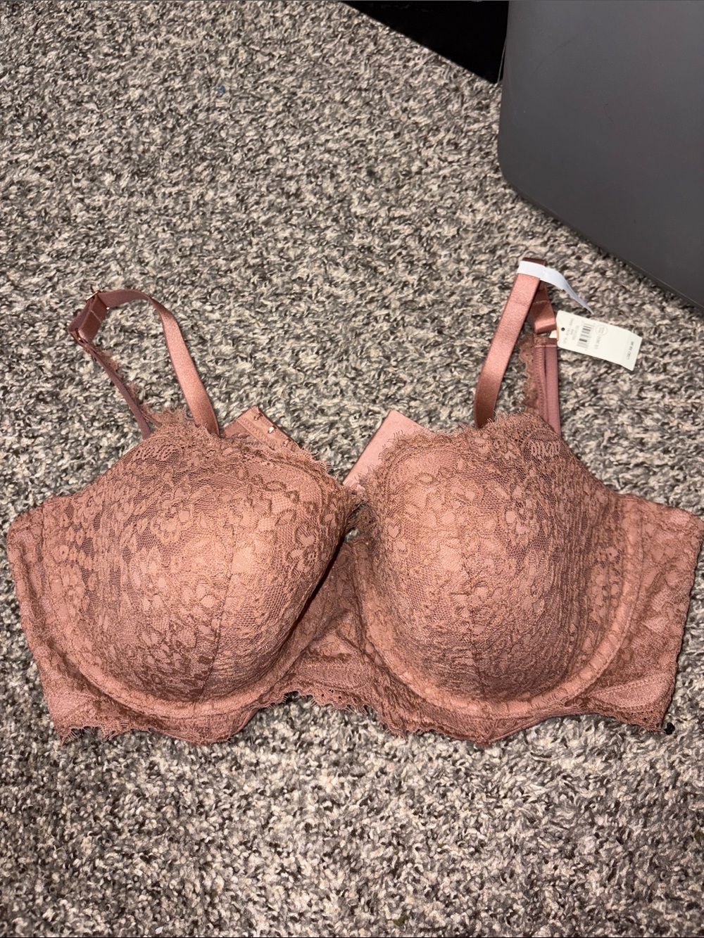 aerie Lace Underwire Bra in Rosewood